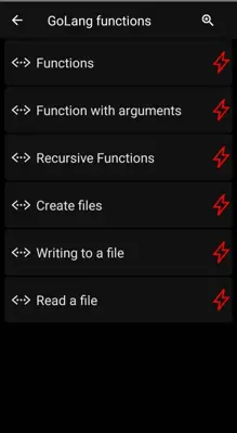 GoLang programming language android App screenshot 3