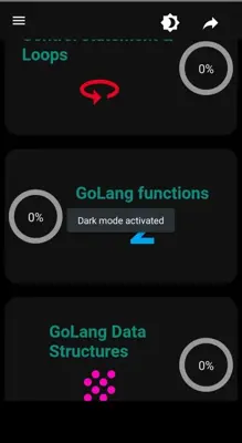 GoLang programming language android App screenshot 4