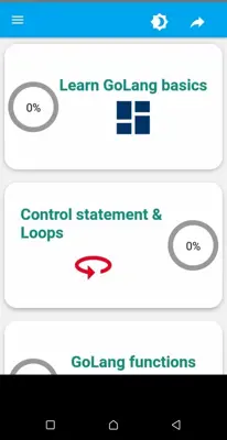 GoLang programming language android App screenshot 5